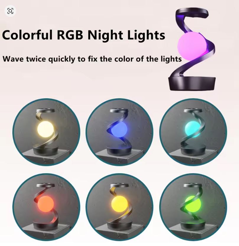 كيف تتخلص من رتابة الإضاءة التقليدية وزحام الأسلاك؟ مصباح الجاذبية العائم هو الحل الذكي لمكتب عصري ومبهر