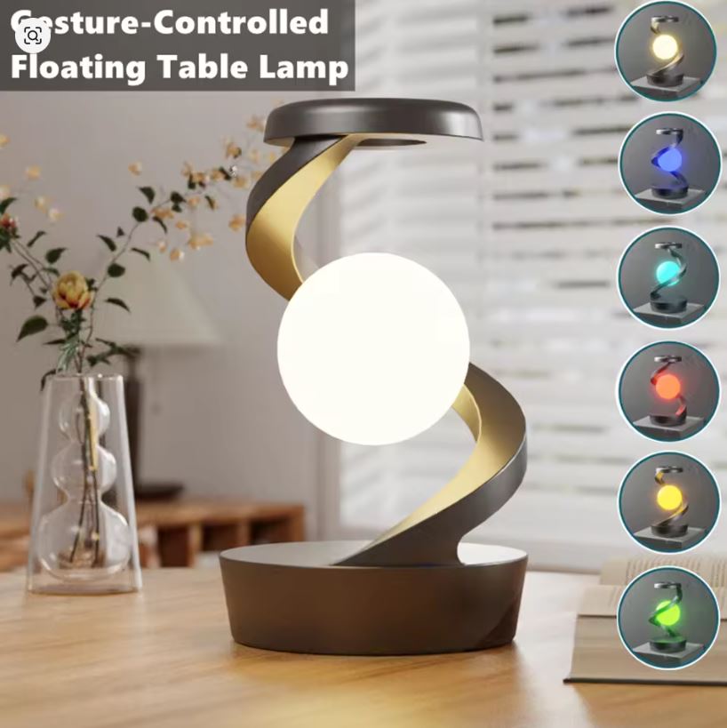 كيف تتخلص من رتابة الإضاءة التقليدية وزحام الأسلاك؟ مصباح الجاذبية العائم هو الحل الذكي لمكتب عصري ومبهر