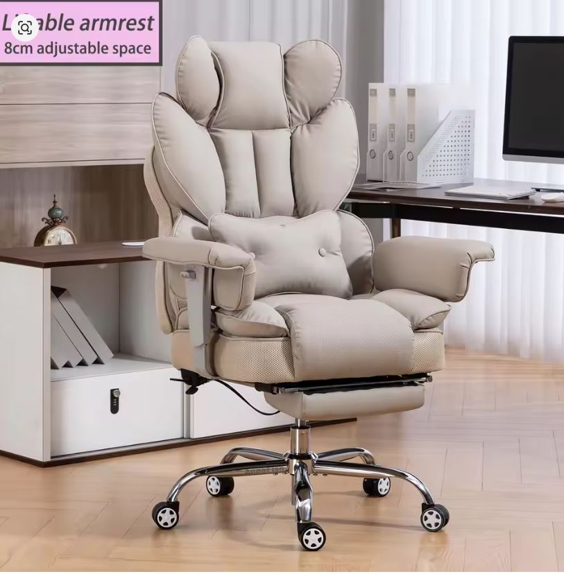 كيف تتخلص من آلام الظهر المزمنة وتستبدلها بجلسة ملكية؟ كرسي "آني فيش" التنفيذي هو الحل لراحة لا تنتهي