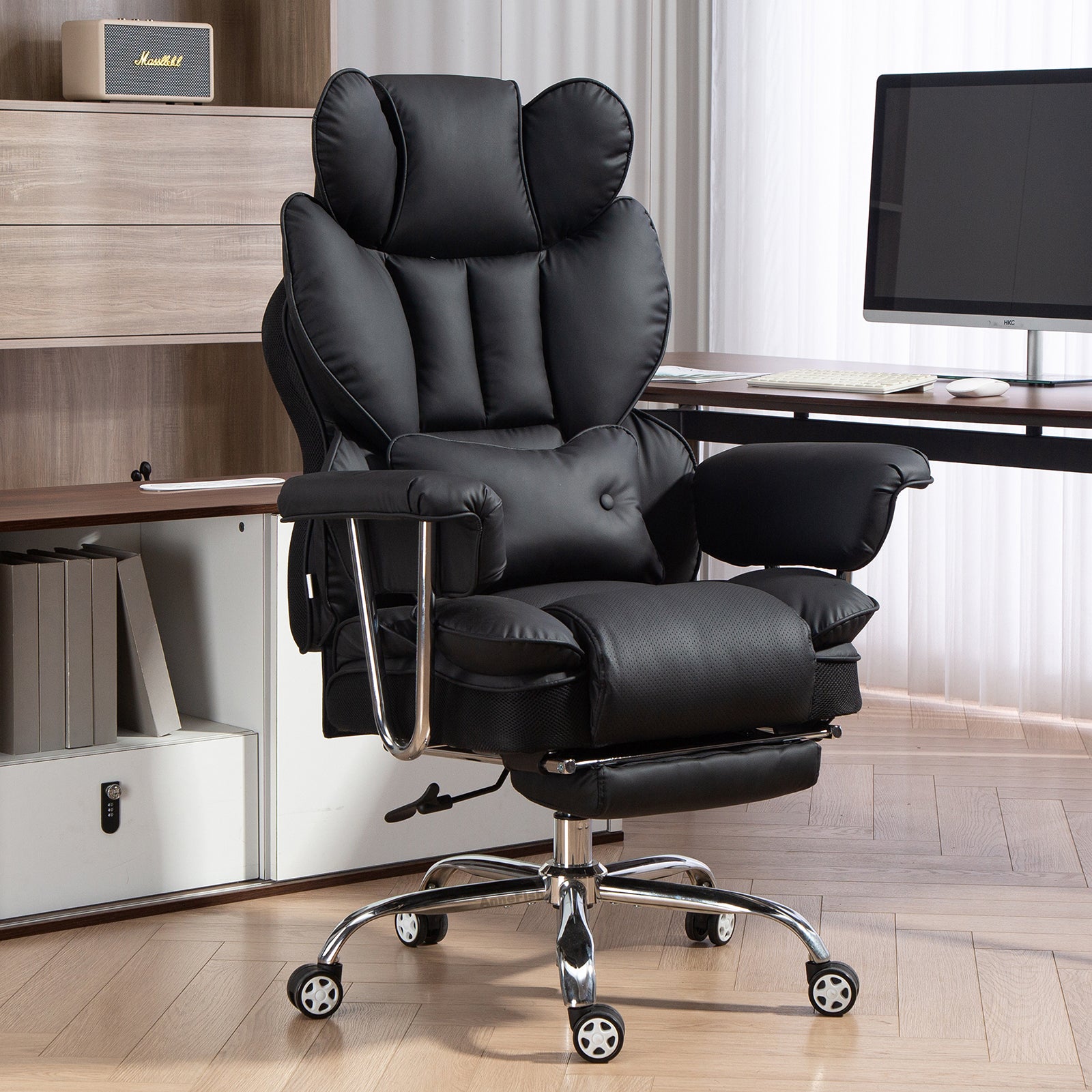 كيف تتخلص من آلام الظهر المزمنة وتستبدلها بجلسة ملكية؟ كرسي "آني فيش" التنفيذي هو الحل لراحة لا تنتهي