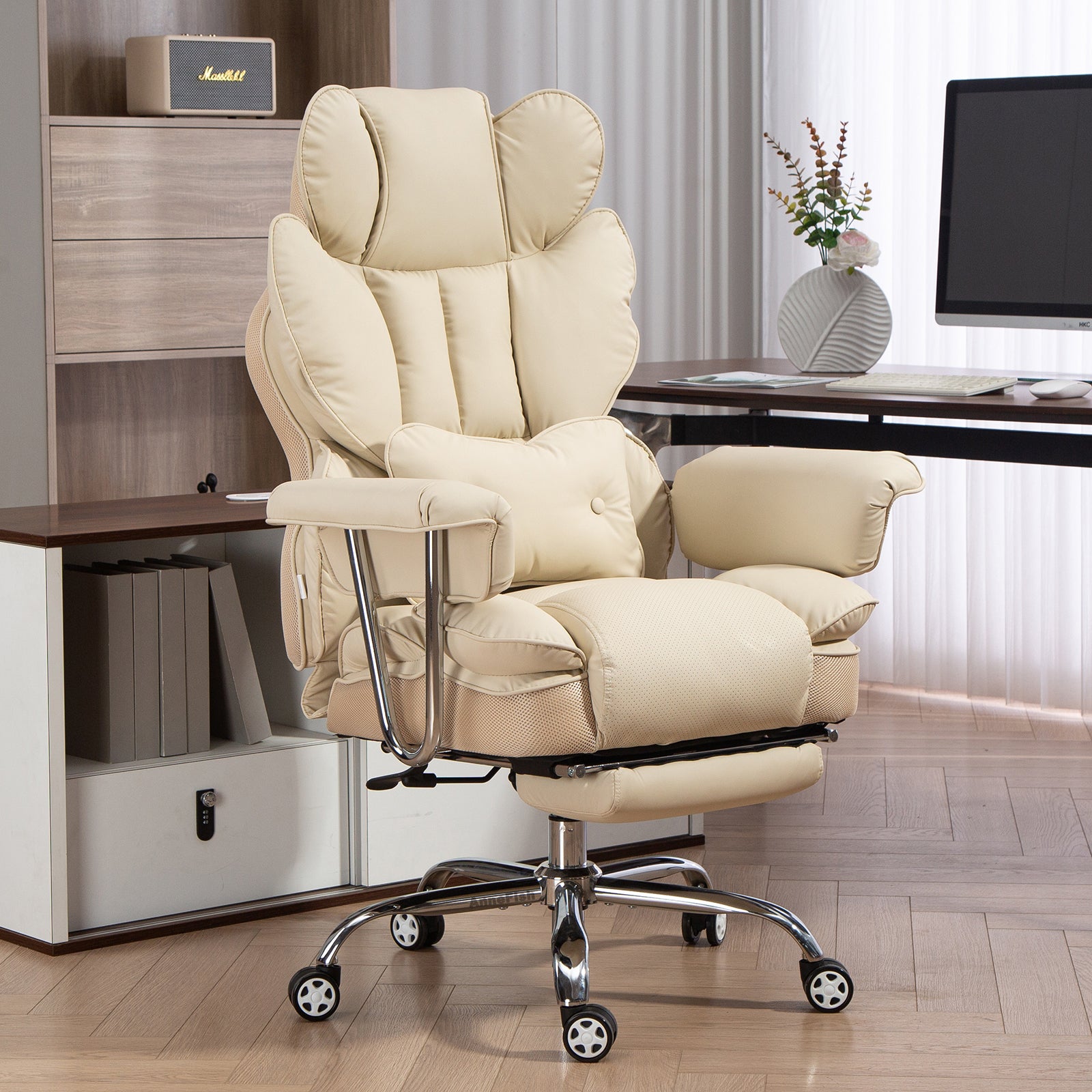 كيف تتخلص من آلام الظهر المزمنة وتستبدلها بجلسة ملكية؟ كرسي "آني فيش" التنفيذي هو الحل لراحة لا تنتهي